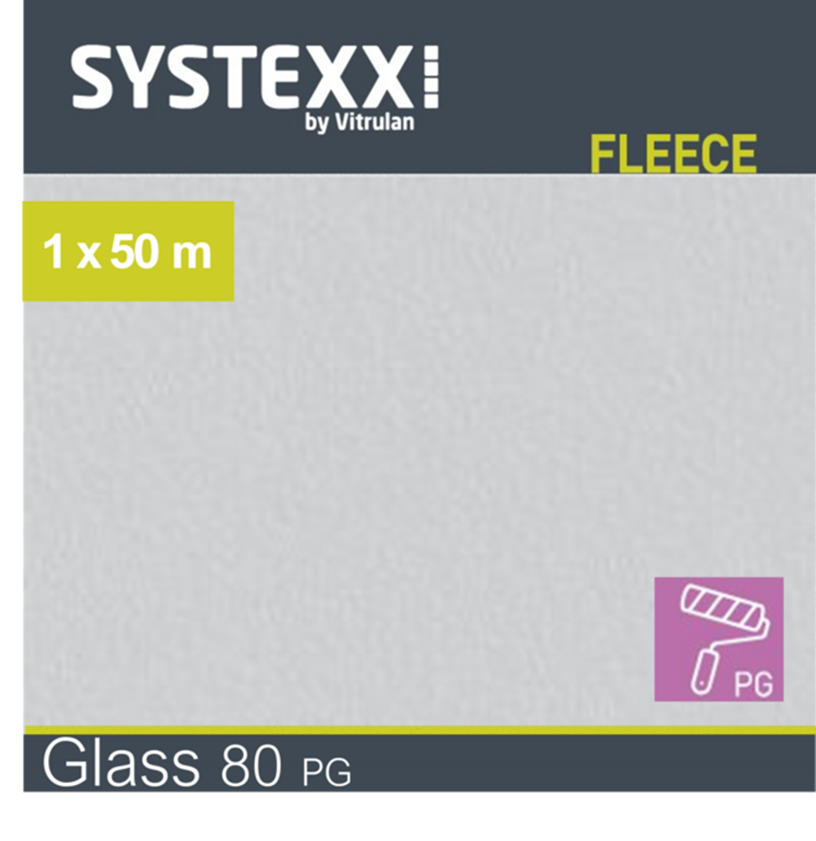 Glasfilt 80 g, forbehandlet