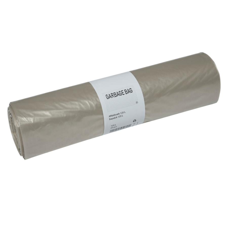 Affaldssæk plastik transparent