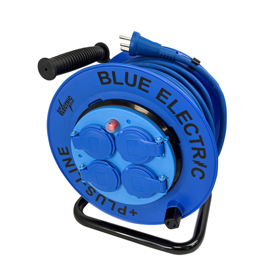 BLUE ELECTRIC Cable drum +PlusLine - 25 M
