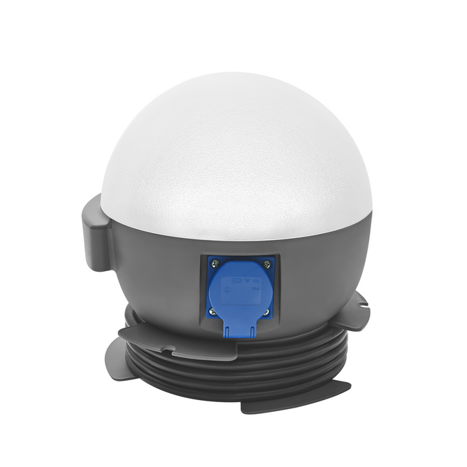 Lena Future Ball 20W LED Work lamp - DK-stik -2xstrømudtag med jord - lm: 2400
